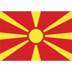 Bandiera Macedonia del Nord