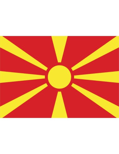 Bandiera Macedonia del Nord