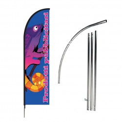 Aste rigide Ø 22 mm per bandiere a Vela