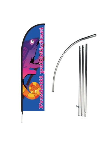 Aste rigide Ø 22 mm per bandiere a Vela