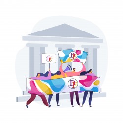 Bandiere da manifestazione