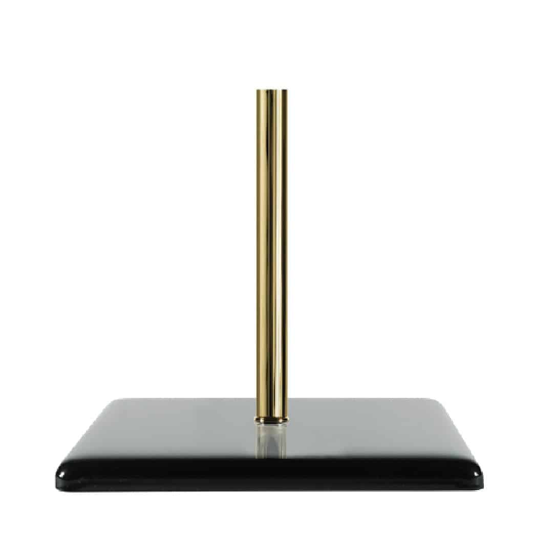 Base Black con manicotto Gold 1 posto